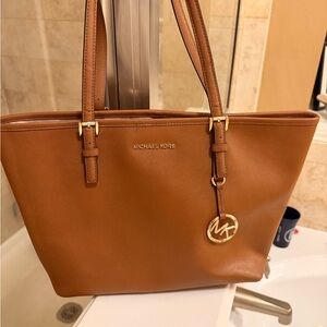 Michael Kors Tan Leather Tote